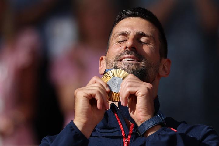 Djokovic raih medali emas Olimpiade Paris 2024